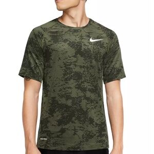 Nike Pro Camo Slim Dri-fit T-Shirt